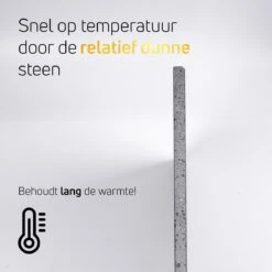 Pizzasteen BBQ Oven - Lava Van Vulkaan Etna - Barbecue Accesoires - Made In Italy - Broodbaksteen - 30x38x1.1 - VDN -Barbecuebenodigdheden 1200x1200 644