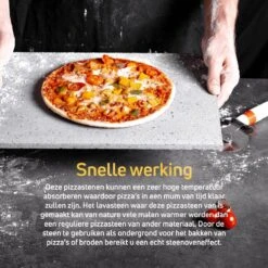 Pizzasteen BBQ Oven - Lava Van Vulkaan Etna - Barbecue Accesoires - Made In Italy - Broodbaksteen - 30x38x1.1 - VDN -Barbecuebenodigdheden 1200x1200 646