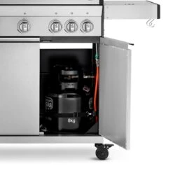 Burnhard Gas BBQ Big FRED Deluxe - 4 Branders - Incl. Keramische Infraroodbrander & Afdekhoes - Deluxe -Barbecuebenodigdheden 1200x1200 71