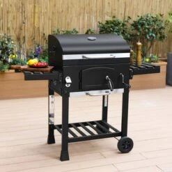 Alice's Garden Houtskool BBQ Bernard - Smoker - Verstelbare Houtskoolbak - Zwart 15 Alice's Garden Houtskool BBQ Bernard - Smoker - Verstelbare Houtskoolbak - Zwart -Barbecuebenodigdheden 1200x1200 88
