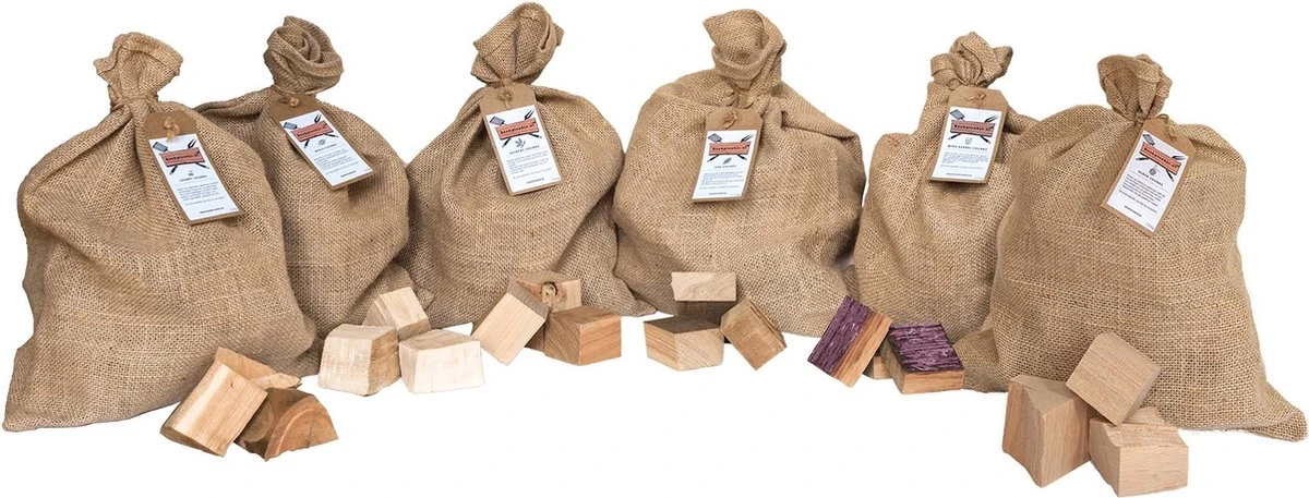 Chunks Assortiment XXL | BBQ | Rookhout | Kadopakket 1 Chunks Assortiment XXL | BBQ | Rookhout | Kadopakket