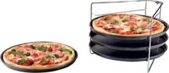 Pizza - Pizzarek - Pizza Oven - Zenker - Pizzabakset - 5 Delige Set Voor 4 Pizza's - Ø 28,5 Cm - Antiaanbaklaag Van ILAG® - Pizzaplaat - Pizza 7 Pizza - Pizzarek - Pizza Oven - Zenker - Pizzabakset - 5 Delige Set Voor 4 Pizza's - Ø 28,5 Cm - Antiaanbaklaag Van ILAG® - Pizzaplaat - Pizza -Barbecuebenodigdheden 1200x519