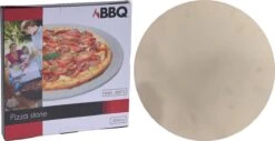 MaxxHome Pizzasteen - BBQ Steen - Pizzasteen Voor De Lekkerste Bereiding Van Een Pizza Op Jouw Barbecue Of In De Oven - Pizza Steen Rond - Medium (33 Cm) -Barbecuebenodigdheden 1200x616