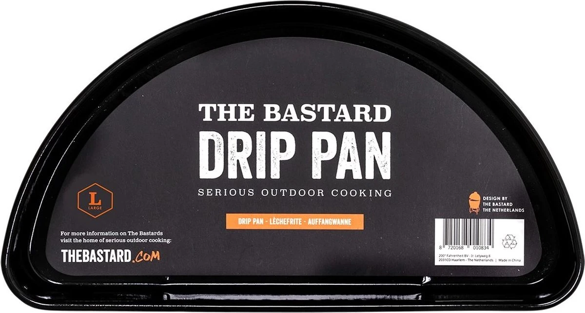 The Bastard - Large - Drip Pan - Halve Maan - ø 37 Cm 4 The Bastard - Large - Drip Pan - Halve Maan - ø 37 Cm - Afbeelding 4