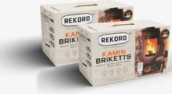 Bruinkoolbriket 10 Kg REKORD- Briketten - Brandhout-briketten Geperst -houtkachel 10kg - 18stk -Barbecuebenodigdheden 1200x660