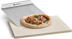 Burnhard Pizzasteen 38 X 30 X 1,5 Cm + Pizzaschep -Barbecuebenodigdheden 1200x662