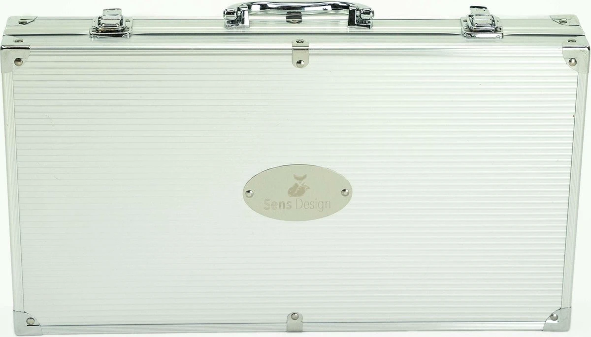 Sens Design BBQ Accesoires - 18 Delig - BBQ Gereedschapset Koffer 6 Sens Design BBQ Accesoires - 18 Delig - BBQ Gereedschapset Koffer - Afbeelding 6
