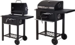 Vaggan Luxe Houtskool Barbecue - Grilloppervlak (LxB) 44 X 32 Cm - Staal - Matzwart -Barbecuebenodigdheden 1200x724