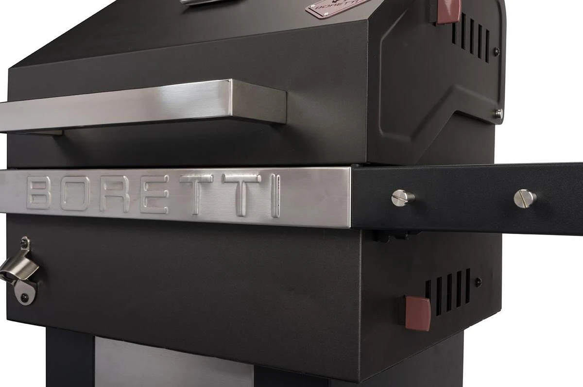 Boretti Totti Houtskoolbarbecue - 60 X 111 Cm - Antraciet 4 Boretti Totti Houtskoolbarbecue - 60 X 111 Cm - Antraciet - Afbeelding 4