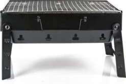 Merkloos Decopatent® Portable Houtskool BBQ - Barbecue - Inklapbaar - Barbecue Houtskool - Tafel Grill - Camping - Strand - Festival - Park -Barbecuebenodigdheden 1200x797 2