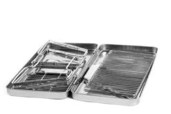 United Entertainment - Opvouwbare Houtskoolbarbecue - RVS - Met Koffer En Draagtas 17 United Entertainment - Opvouwbare Houtskoolbarbecue - RVS - Met Koffer En Draagtas -Barbecuebenodigdheden 1200x804