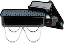 Weber Go-Anywhere Gas Barbecue - 41x26 Cm - Roestvrijstalen Branders - Gasregelkop - Incl. Deksel -Barbecuebenodigdheden 1200x812