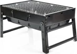 Merkloos Decopatent® Portable Houtskool BBQ - Barbecue - Inklapbaar - Barbecue Houtskool - Tafel Grill - Camping - Strand - Festival - Park -Barbecuebenodigdheden 1200x840