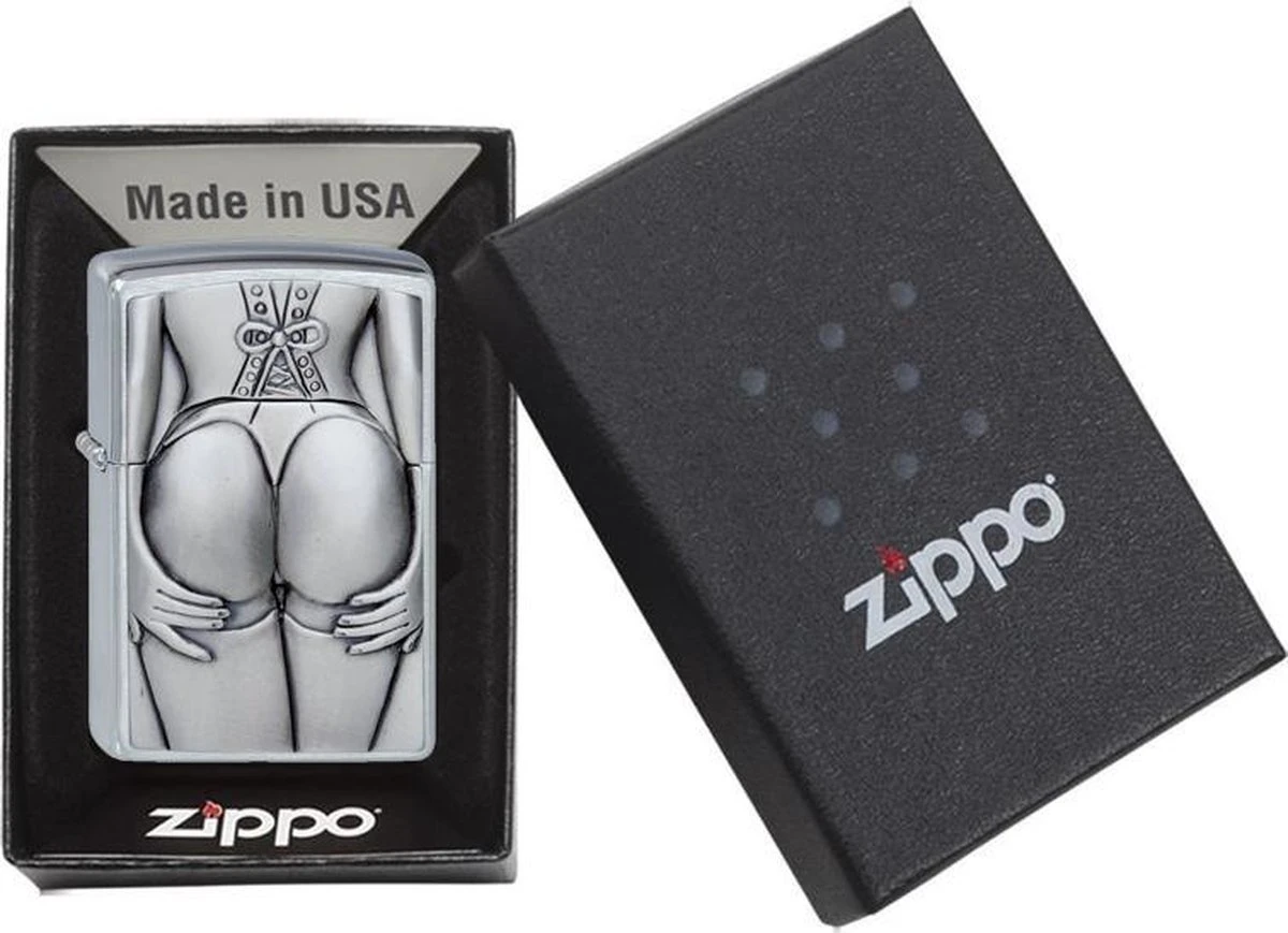 Aansteker Zippo Stocking Girl 2 Aansteker Zippo Stocking Girl - Afbeelding 2