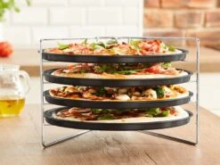 Pizza - Pizzarek - Pizza Oven - Zenker - Pizzabakset - 5 Delige Set Voor 4 Pizza's - Ø 28,5 Cm - Antiaanbaklaag Van ILAG® - Pizzaplaat - Pizza 9 Pizza - Pizzarek - Pizza Oven - Zenker - Pizzabakset - 5 Delige Set Voor 4 Pizza's - Ø 28,5 Cm - Antiaanbaklaag Van ILAG® - Pizzaplaat - Pizza -Barbecuebenodigdheden 1200x900 40
