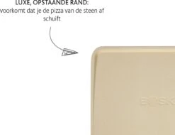 Boska Pizzasteen Deluxe Rechthoek - Voor De Oven - Knapperige Pizza's - 40x32 Cm - BBQ Accessoires 20 Boska Pizzasteen Deluxe Rechthoek - Voor De Oven - Knapperige Pizza's - 40x32 Cm - BBQ Accessoires -Barbecuebenodigdheden 1200x921 1