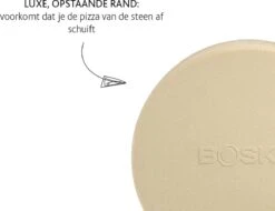 Boska Pizzasteen Deluxe - Voor Oven & BBQ - Knapperige Pizza's - Ø 29.5 Cm - BBQ Accessoires 23 Boska Pizzasteen Deluxe - Voor Oven & BBQ - Knapperige Pizza's - Ø 29.5 Cm - BBQ Accessoires -Barbecuebenodigdheden 1200x921 2