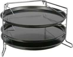Merkloos Pizzaplaat Bakset Met 3 Bakplaten 16 X 31 Cm- Pizza Rek 3-delig - Pizzabakset Met Standaard/rek -Barbecuebenodigdheden 1200x934 3