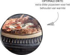 Boska Pizzasteen Deluxe - Voor Oven & BBQ - Knapperige Pizza's - Ø 29.5 Cm - BBQ Accessoires 22 Boska Pizzasteen Deluxe - Voor Oven & BBQ - Knapperige Pizza's - Ø 29.5 Cm - BBQ Accessoires -Barbecuebenodigdheden 1200x942 1