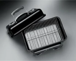 Weber Go-anywhere Houtskoolbarbecue - Zwart -Barbecuebenodigdheden 1200x961 1