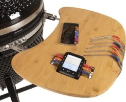 Patton - Kamado 21" - Premium Black - Keramische Barbecue - Incl. Bluetooth Kerntemperatuurmeter - LED Verlichting - Large - Compleet - Zwart 27 Patton - Kamado 21" - Premium Black - Keramische Barbecue - Incl. Bluetooth Kerntemperatuurmeter - LED Verlichting - Large - Compleet - Zwart -Barbecuebenodigdheden 1200x969