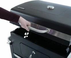 Vaggan Luxe Houtskool Barbecue - Grilloppervlak (LxB) 44 X 32 Cm - Staal - Matzwart -Barbecuebenodigdheden 1200x989