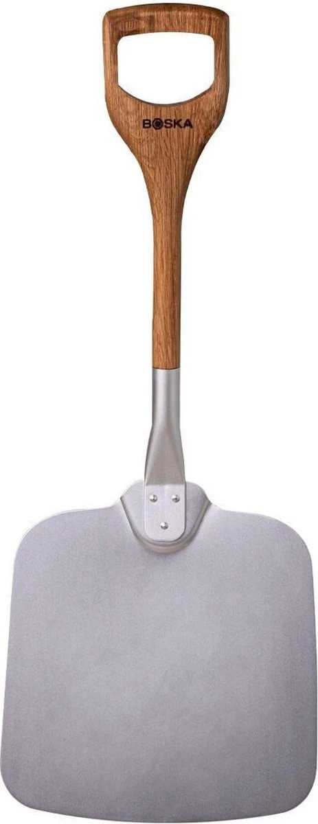 Boska Pizzaschep Barbecue - Kort Handvat - Stabiel - Aluminium - Eikenhout - BBQ Accessoires 1 Boska Pizzaschep Barbecue - Kort Handvat - Stabiel - Aluminium - Eikenhout - BBQ Accessoires