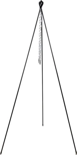 Esschert Design - Driepoot Met Ketting - Haardvuur Accessoires - Staal - Zwart -Barbecuebenodigdheden 596x1200