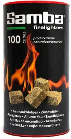 Samba Bruine Aanmaakblokjes Openhaard - 600 Stuks In Kokers - Omdoos 5 Samba Bruine Aanmaakblokjes Openhaard - 600 Stuks In Kokers - Omdoos -Barbecuebenodigdheden 614x1200 1