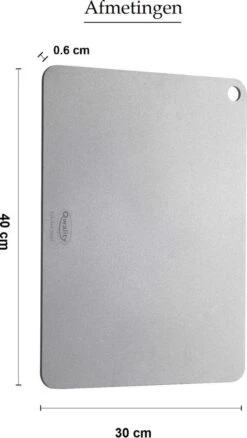 Pizzasteen Van Staal – Pizza Steen - Pizza En Brood Bakken - 40 X 30 X 0,6 Cm - Cadeau Voor Man - Kitchen Steel By Qwality -Barbecuebenodigdheden 677x1200 1