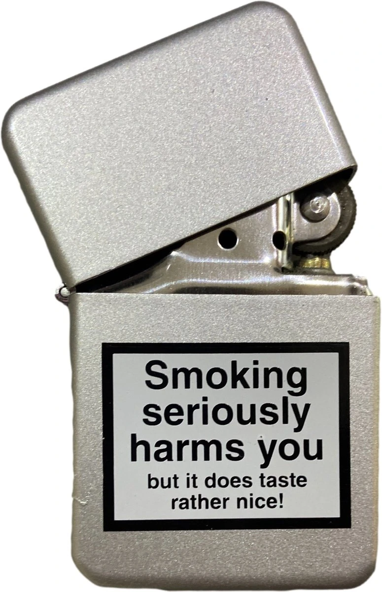 Bomb Aansteker - Smoking Nice - Zippo Stijl 1 Bomb Aansteker - Smoking Nice - Zippo Stijl