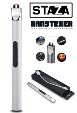 Staza Oplaadbare Lange Elektrische Aansteker - Duurzame Plasma Aansteker - Inclusief Cadeauverpakking - BBQ - Kaarsen 8 Staza Oplaadbare Lange Elektrische Aansteker - Duurzame Plasma Aansteker - Inclusief Cadeauverpakking - BBQ - Kaarsen -Barbecuebenodigdheden 824x1200 2