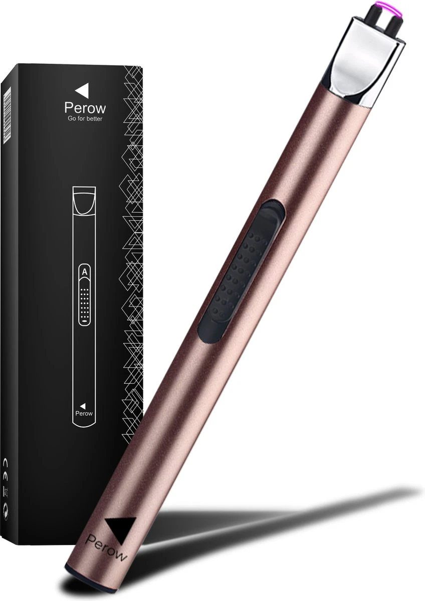 Oplaadbare Lange Elektrische Aansteker - Duurzame Plasma Aansteker - Inclusief Cadeauverpakking - BBQ - Kaarsen - Rose 1 Oplaadbare Lange Elektrische Aansteker - Duurzame Plasma Aansteker - Inclusief Cadeauverpakking - BBQ - Kaarsen - Rose