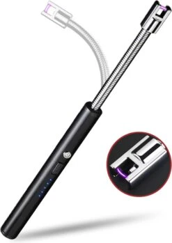 Dailygoods® Elektrische Aansteker - Plasma Aansteker - Oplaadbaar - Gift Set - Zwart -Barbecuebenodigdheden 849x1200 1