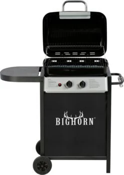 Bighorn Gasbarbecue En Grill – 2 Branders – Zwart -Barbecuebenodigdheden 851x1200