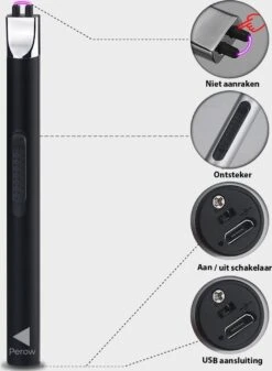 Oplaadbare Lange Elektrische Aansteker - Duurzame Plasma Aansteker - Inclusief Cadeauverpakking - BBQ - Kaarsen - Zwart 11 Oplaadbare Lange Elektrische Aansteker - Duurzame Plasma Aansteker - Inclusief Cadeauverpakking - BBQ - Kaarsen - Zwart -Barbecuebenodigdheden 879x1200 1