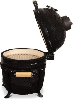 Patton Kamado 15" - Keramisch - Tafel Model - Premium Black - Medium - Zwart -Barbecuebenodigdheden 881x1200