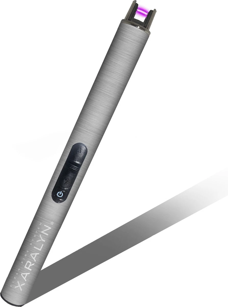 Xaralyn | Elektrische Aansteker | USB-oplaadbaar | Plasma-aansteker | Winddicht | Vlamloze Elektrische Aansteker Voor Keuken, Kaars, Bbq Of Openhaard - 2022 - Zilver 1 Xaralyn | Elektrische Aansteker | USB-oplaadbaar | Plasma-aansteker | Winddicht | Vlamloze Elektrische Aansteker Voor Keuken, Kaars, Bbq Of Openhaard - 2022 - Zilver