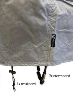 COVER UP HOC Diamond Bbq Hoes Rond - 70x80 Cm - Waterdicht Met Stormbanden En Trekkoord - Geschikt Voor O.a. Kamado, Big Green Egg, Grill Guru, The Bastard, Patton,Weber -Barbecuebenodigdheden 900x1200 26