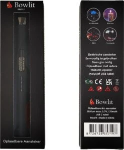 Bowlit PRO 2 Elektrisch Oplaadbare Kaarsen Aansteker Voor Kaarsen, Keuken / BBQ En Vuurwerk Etc. -Barbecuebenodigdheden 991x1200