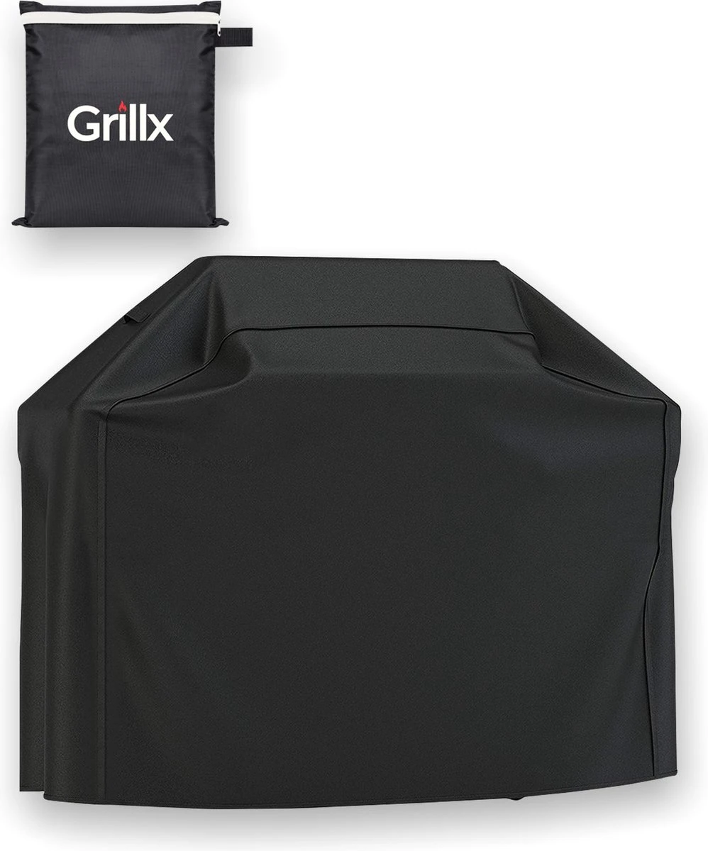 GrillX Barbecue Hoes - 170 X 61 X 117cm - BBQ Hoes Waterdicht - Beschermhoes Inclusief Trekkoord - BBQ Accesoires